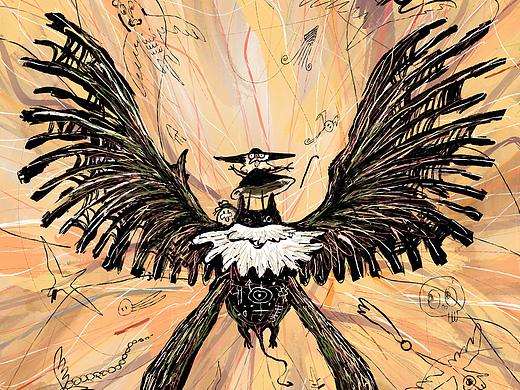 《老猎魔人》绘本插画故事