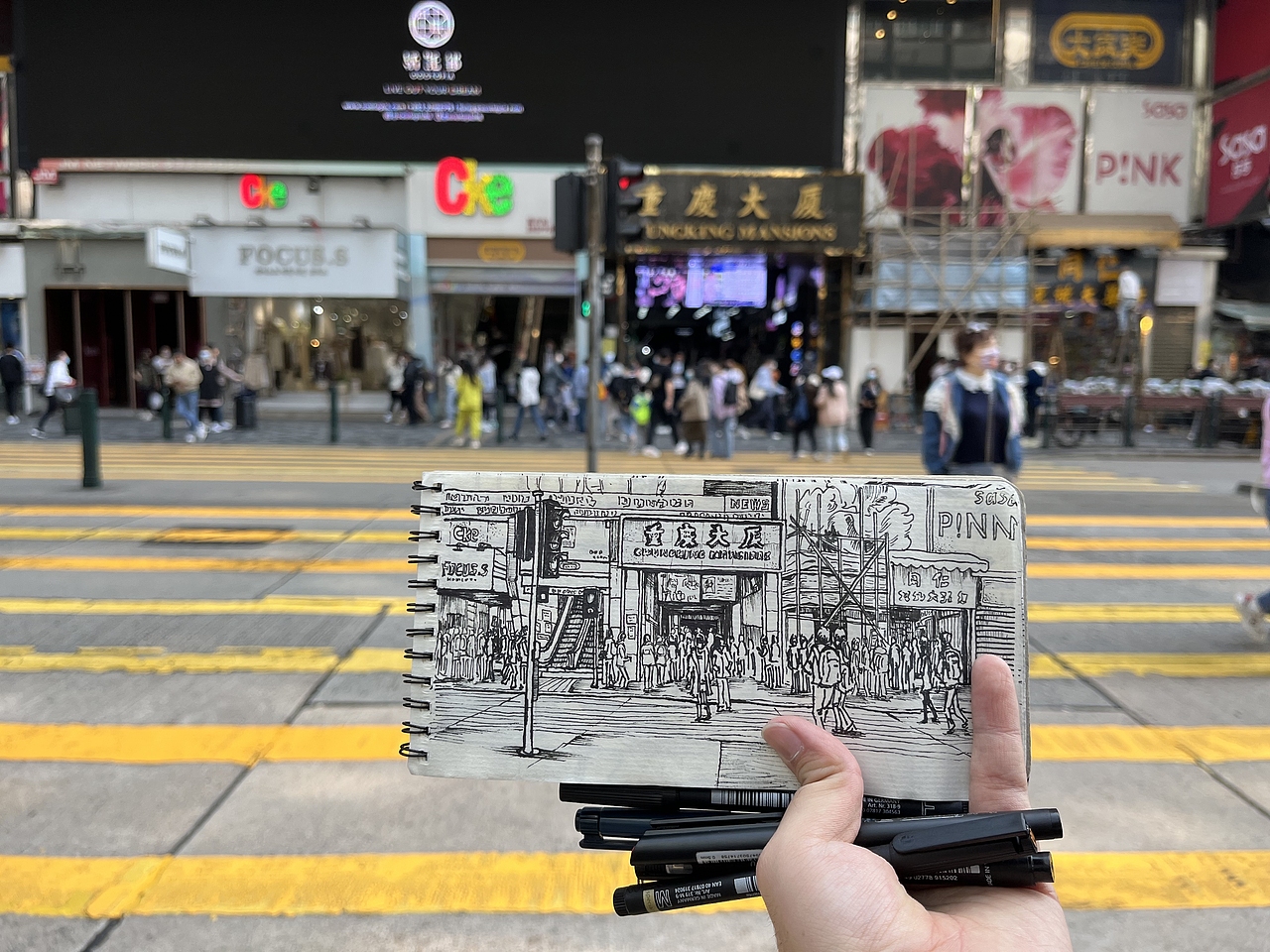 2022-2023香港&澳门速写行（图ZMzM4MjIwNjM2） - 绘画 - 站酷设计师HSChen原创素材 - 站酷ZCOOL