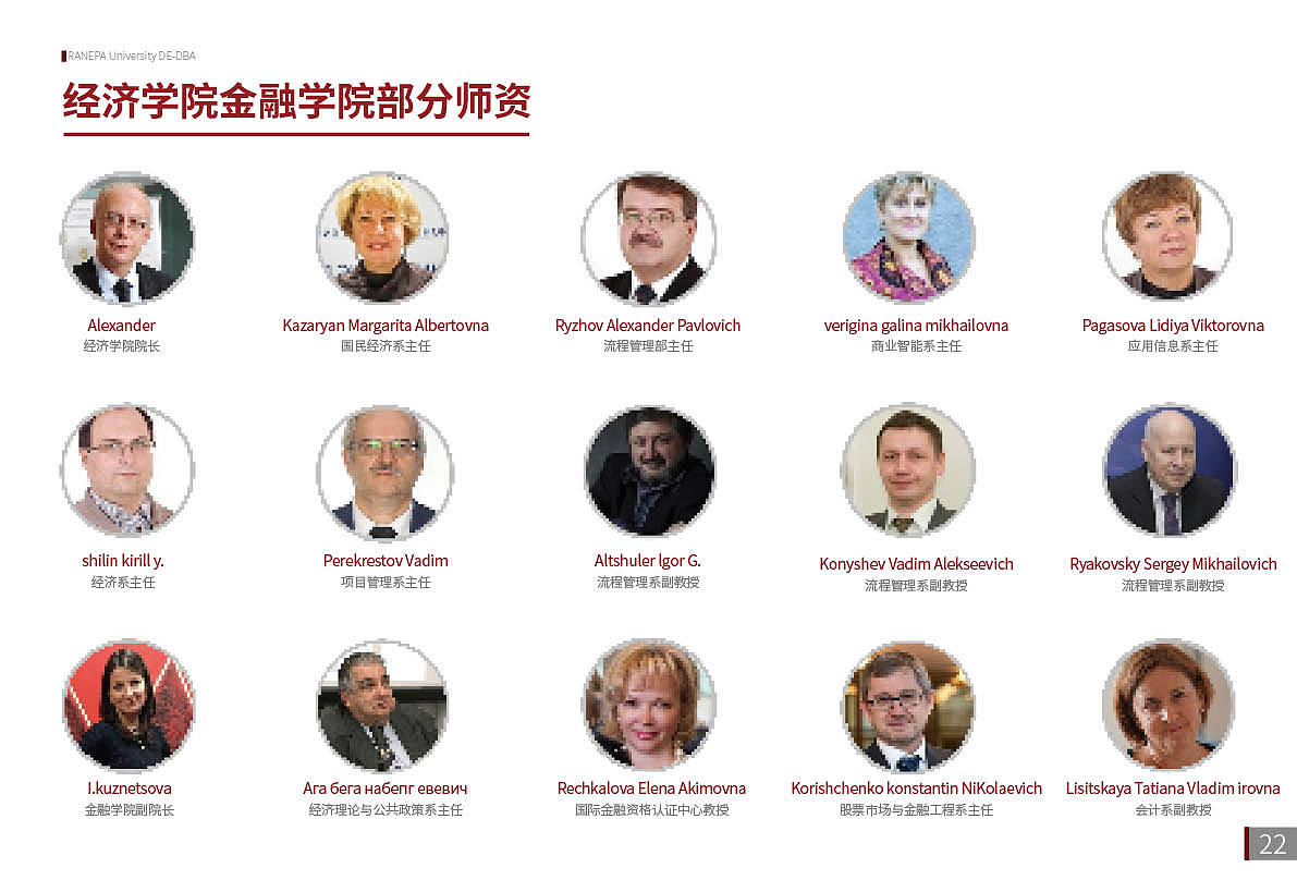 莫斯科国立总统学院画册