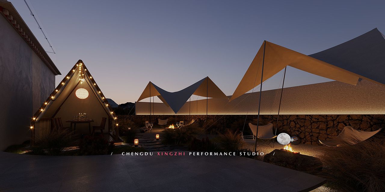 商业空间表现/ 餐厅 拉萨/ 辛丑年·戊戌月作