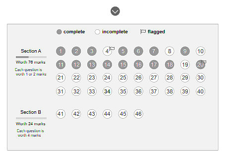 在线考试界面设计