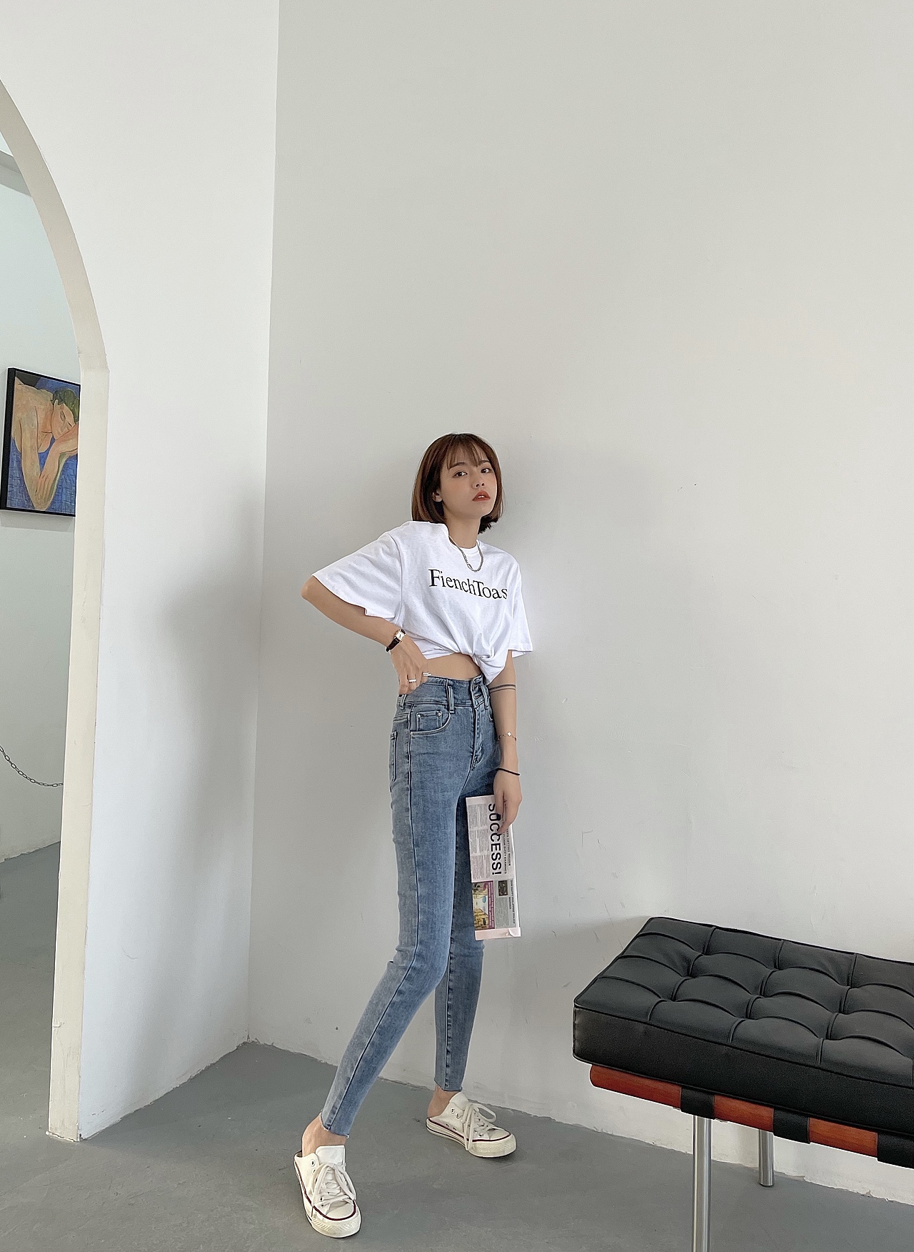 牛仔裤拍摄-韩风