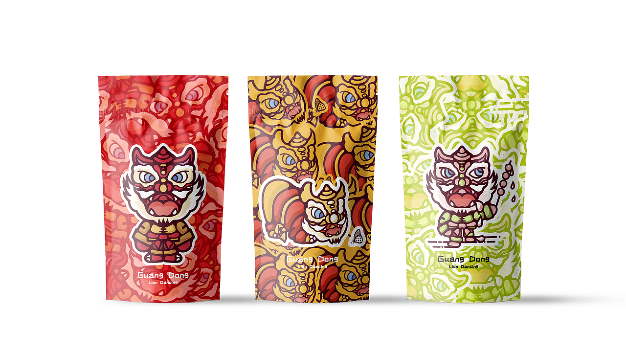 岭南醒狮衍生品插画（图ZMjc4MjQ2MDg4） - 商业插画 - 站酷设计师sisi司司原创素材 - 站酷ZCOOL