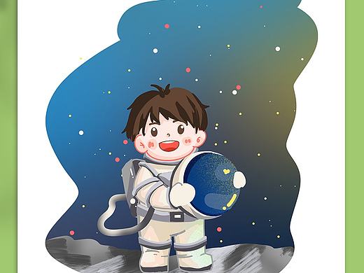航天插画