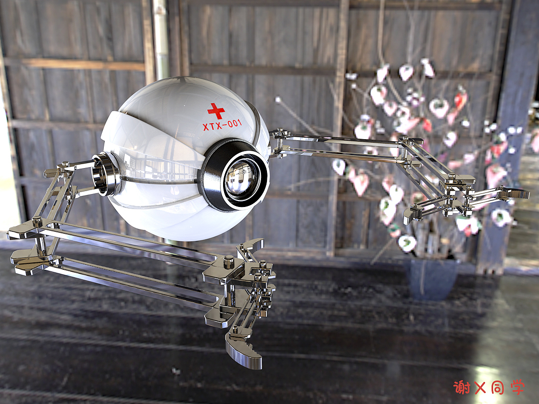 c4d建模Ai机器人（图ZMTM4MDYzNzMy） - 机械/交通 - 站酷设计师谢X同学原创素材 - 站酷ZCOOL