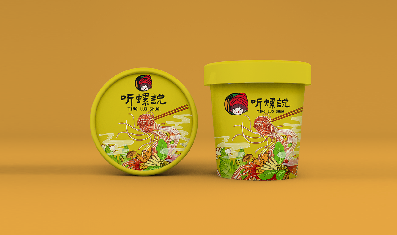 螺蛳粉包装设计（图ZMjczMDM4MDI4） - 包装 - 站酷设计师黎巍巍原创素材 - 站酷ZCOOL