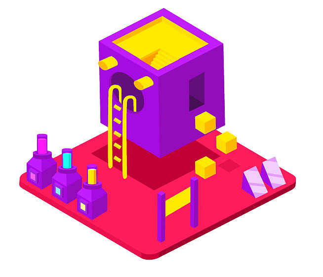 三维立体图形制作UI