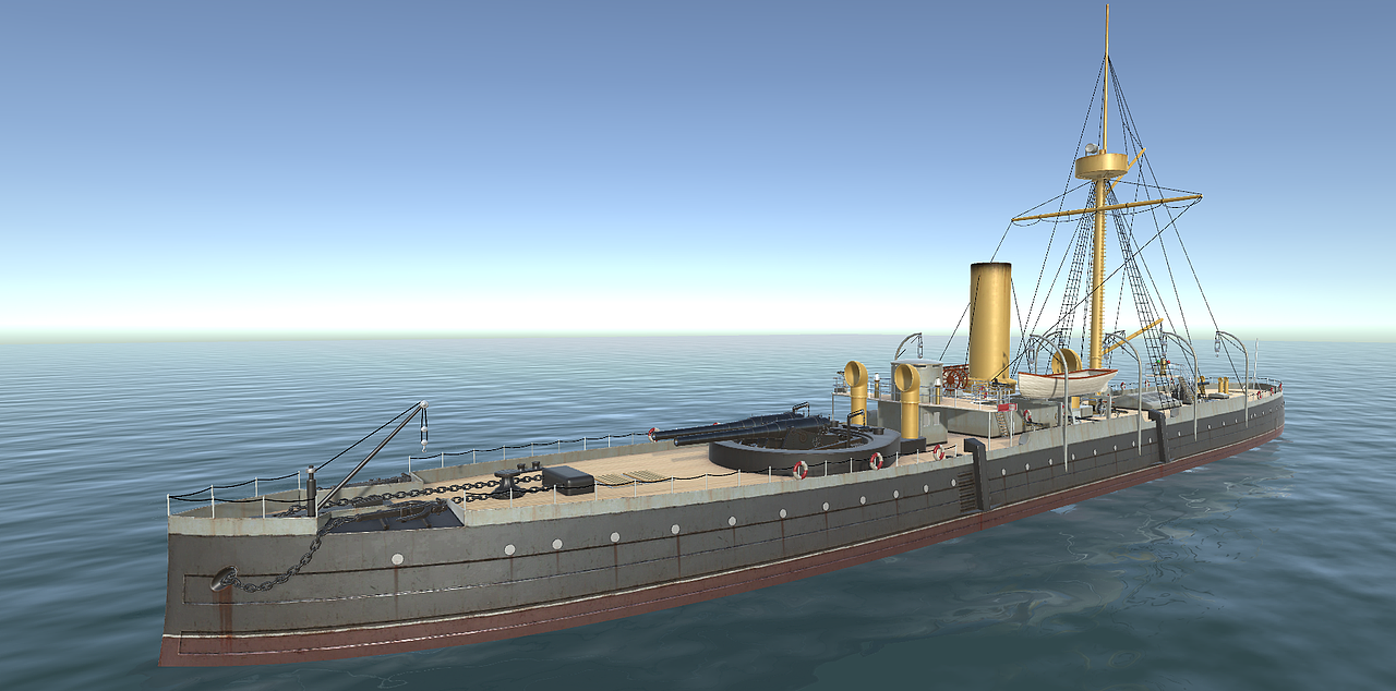 济远号巡洋舰次世代模型