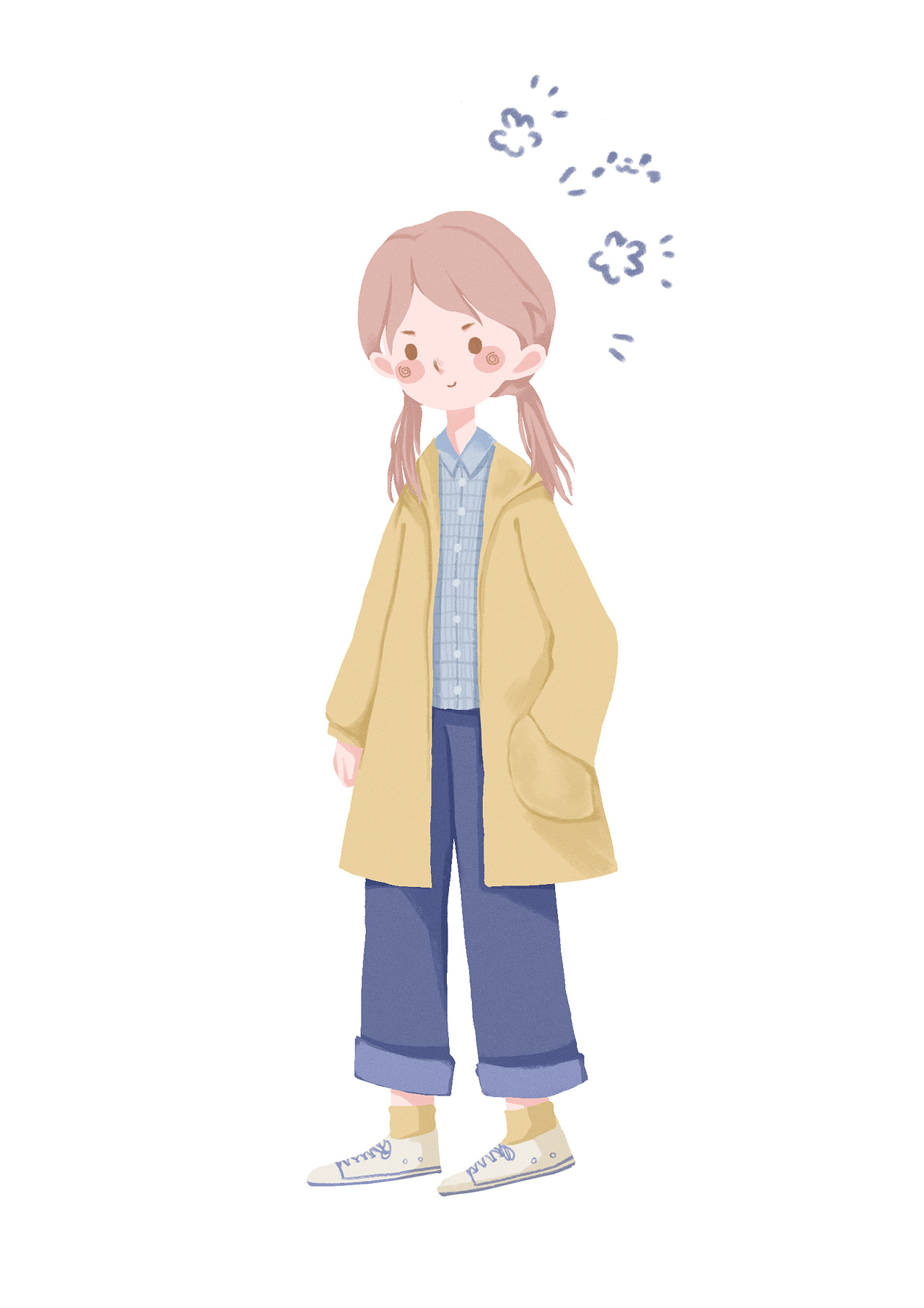 马尾女孩的日常|插画|创作习作|糜桑 - 原创作品 - 站酷 (zcool)