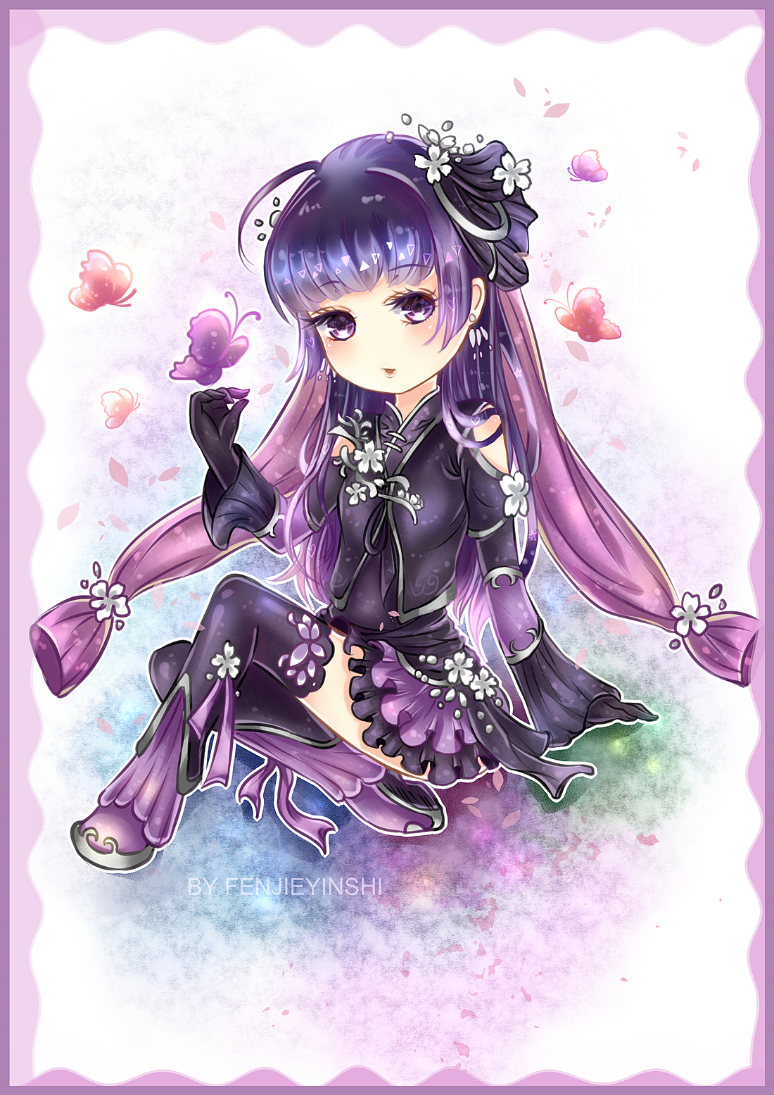 萌萌哒定国小花萝