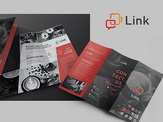 Link咖啡宣传三折页（个人主页-ZMjYyNjY2ODA=） - 宣传物料 - 站酷设计师小拓vic原创素材 - 站酷ZCOOL