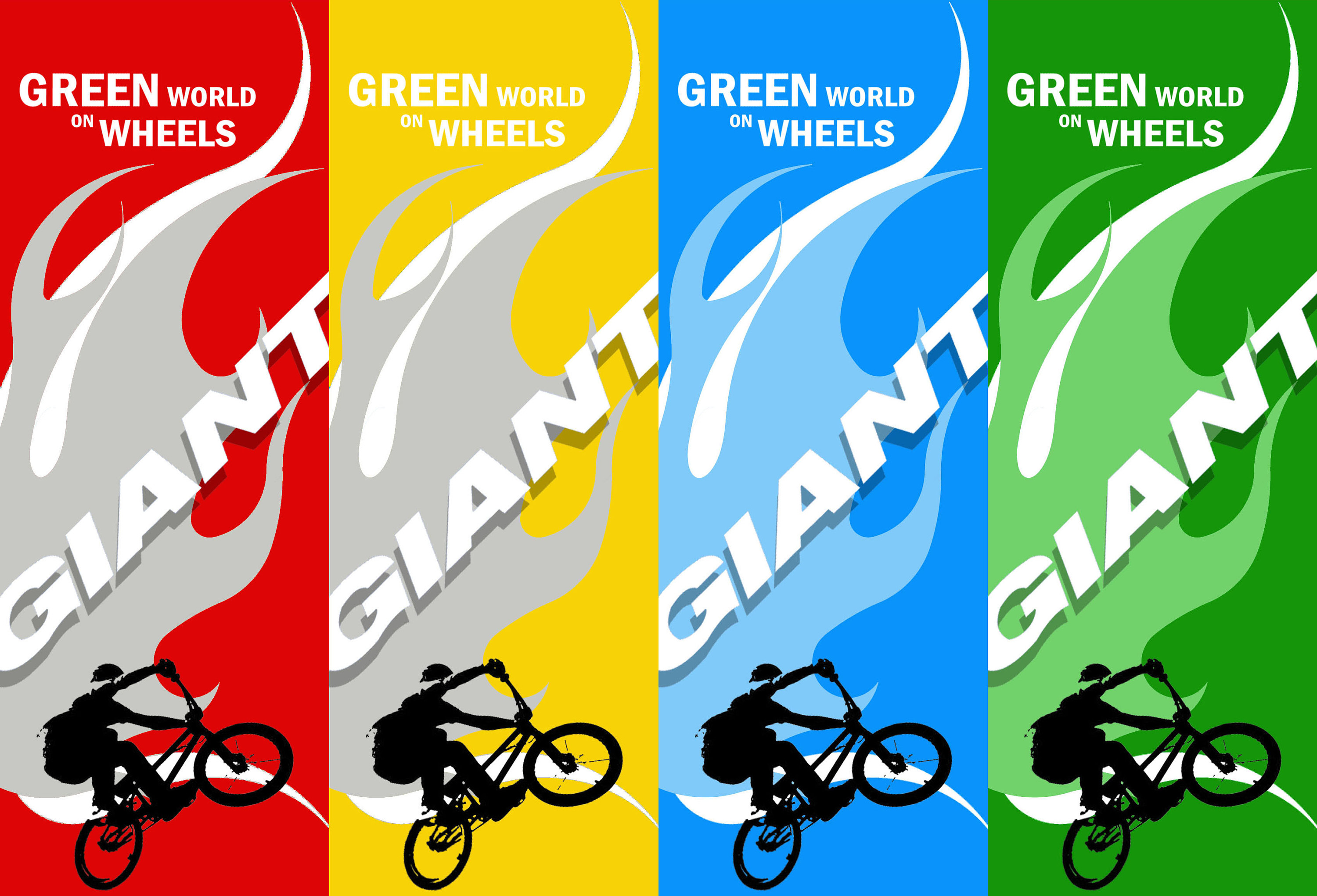 捷安特车队小刀旗