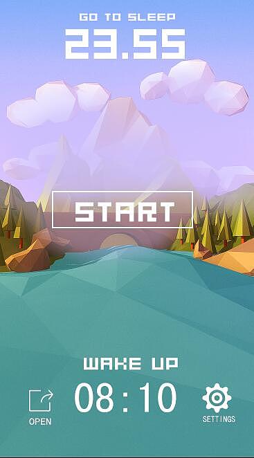 睡眠程序界面UI