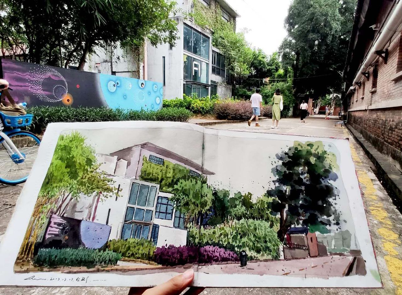 绘本11 那些边走边画的时刻(图ZMTY2Mzc1NzAw) - 绘画 - 站酷设计师画画的陈一丘原创素材 - 站酷ZCOOL