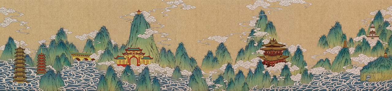 印象桂林-桂林山水（图ZMjUzMjQxNjM2） - 艺术插画 - 站酷设计师往往_Wangwang原创素材 - 站酷ZCOOL