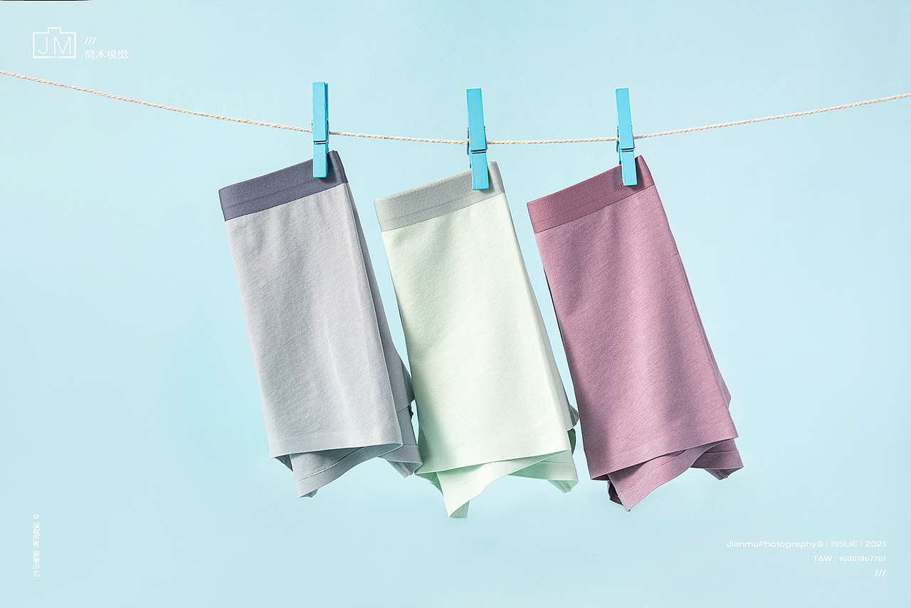 儿童内裤 × 产品摄影 | 男童女童内衣少女文胸静物拍摄