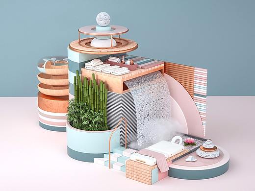 C4D-2019年路在脚下