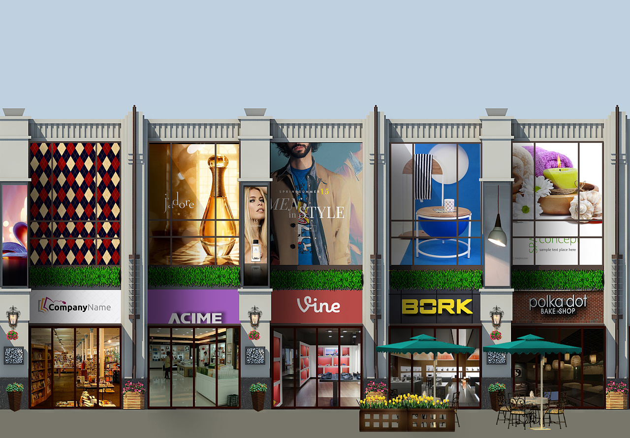 商业街包装 - 原创作品 - 站酷(zcool)