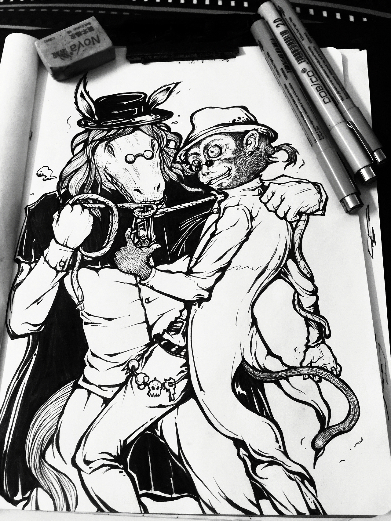 (twelve chinese zodiac signs)相册合影/创意速写/第四周disco/创意