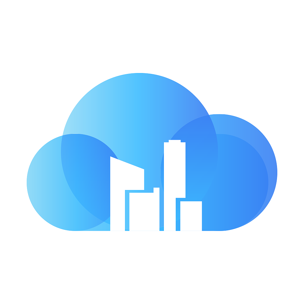 为新型智慧园区平台设计的logo,未采用