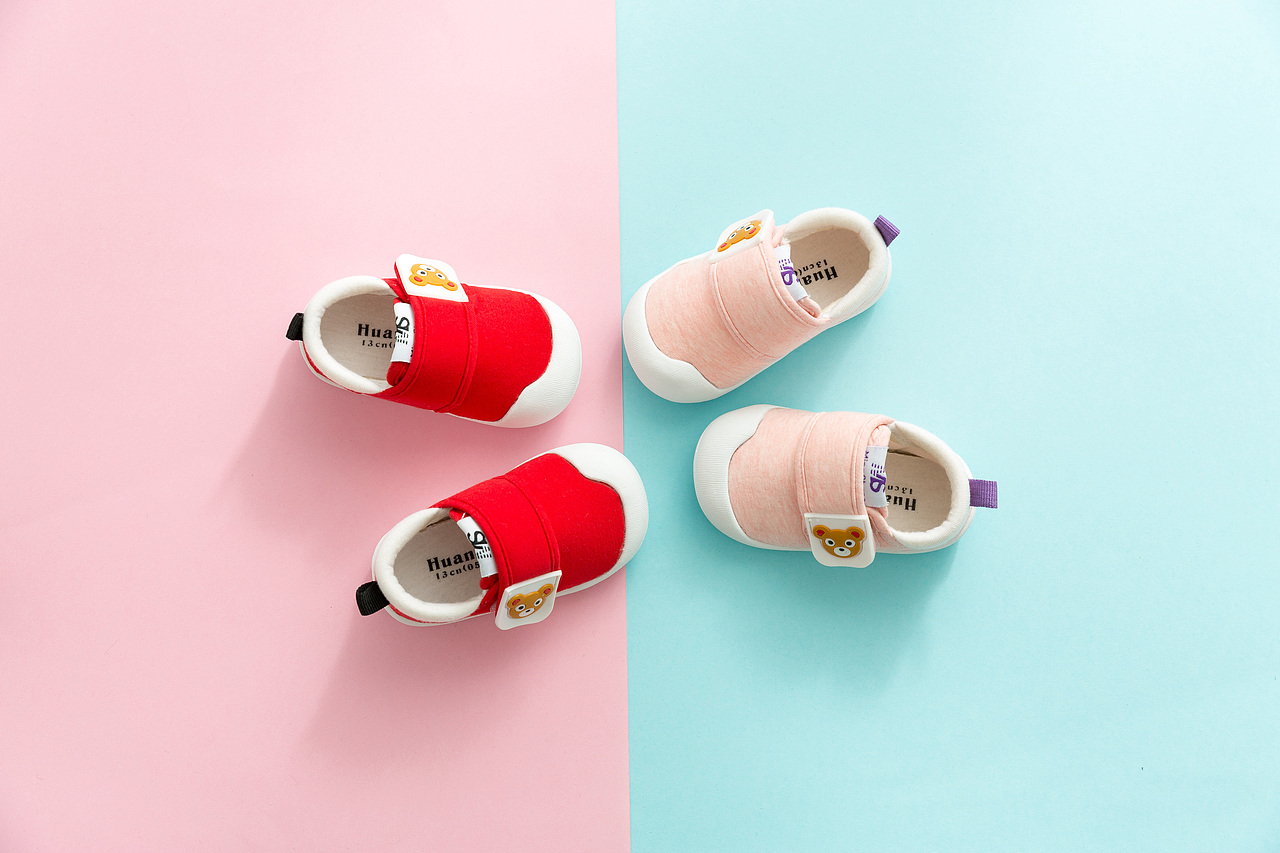 色彩风拖鞋拍摄