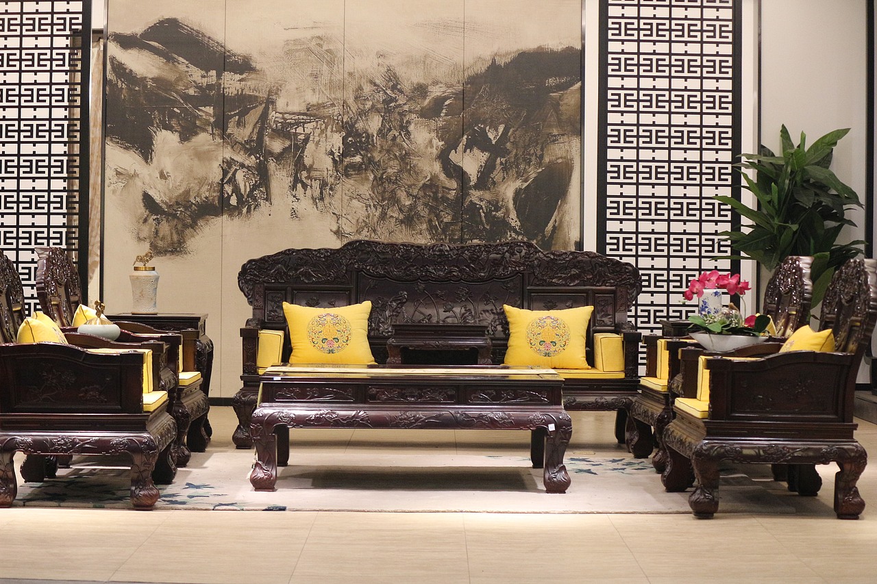 大红酸枝红木家具沙发