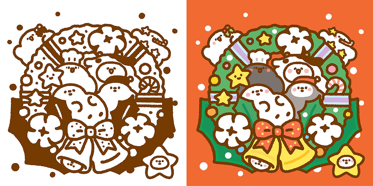 #豆豉雀#2021奶牛雀系列插画（图ZMjM4Njc3NzQ0） - 商业插画 - 站酷设计师豆豉雀原创素材 - 站酷ZCOOL