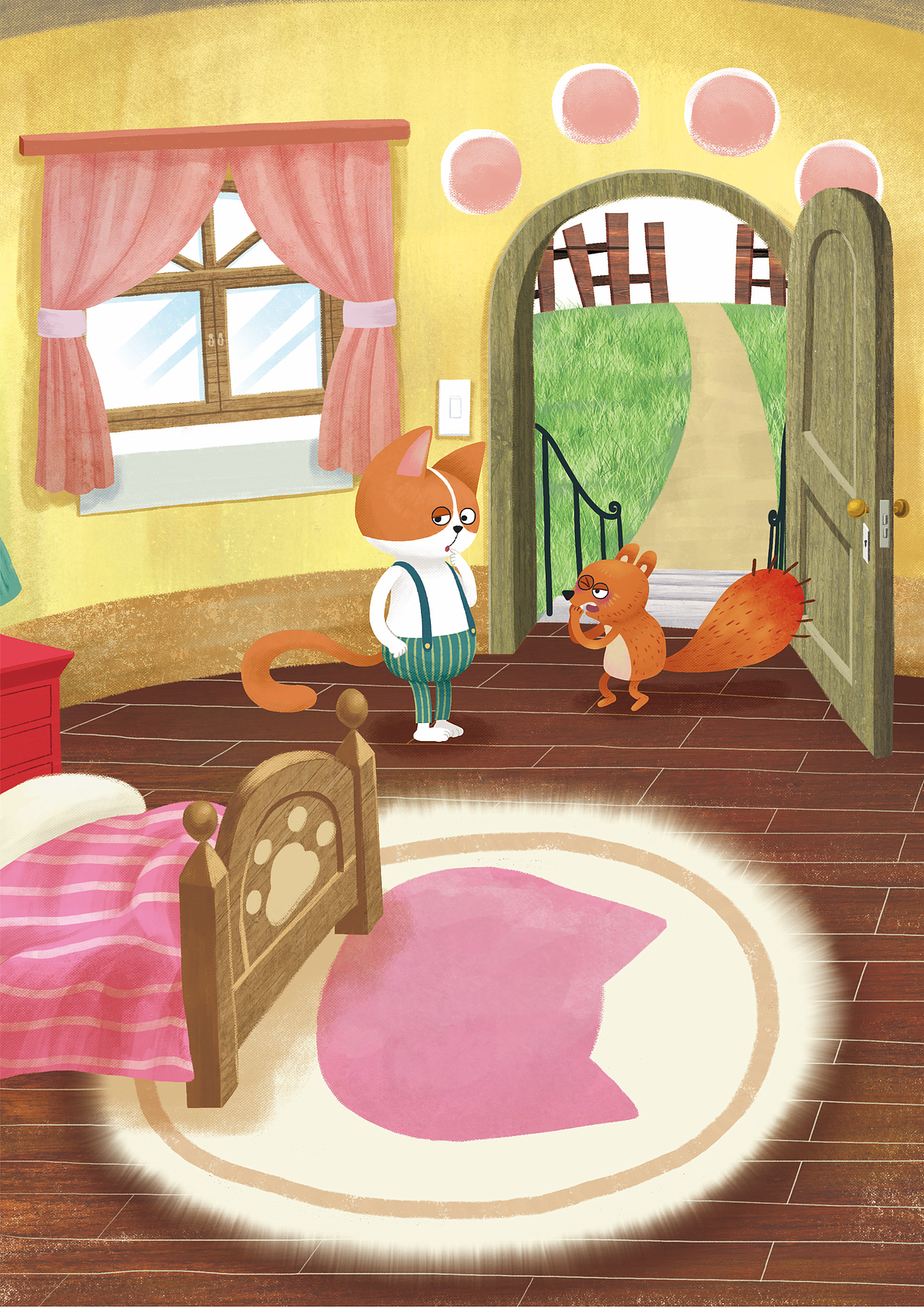 进两年的一些儿童插画(已出版)