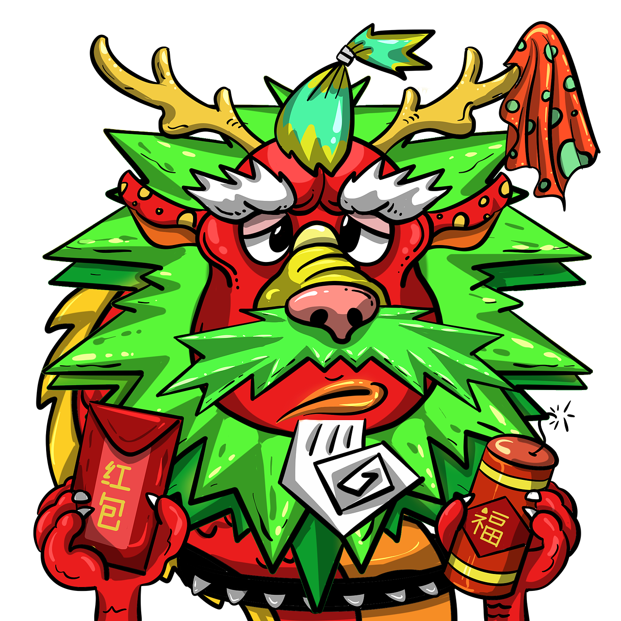 中国龙ip形象变装设计