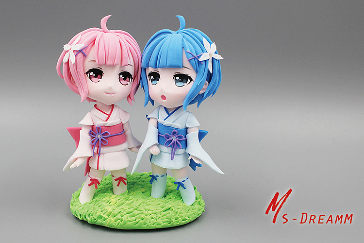 MsDreamm「幼年拉姆雷姆」从零开始的异世界生活蕾姆拉姆幼年手办