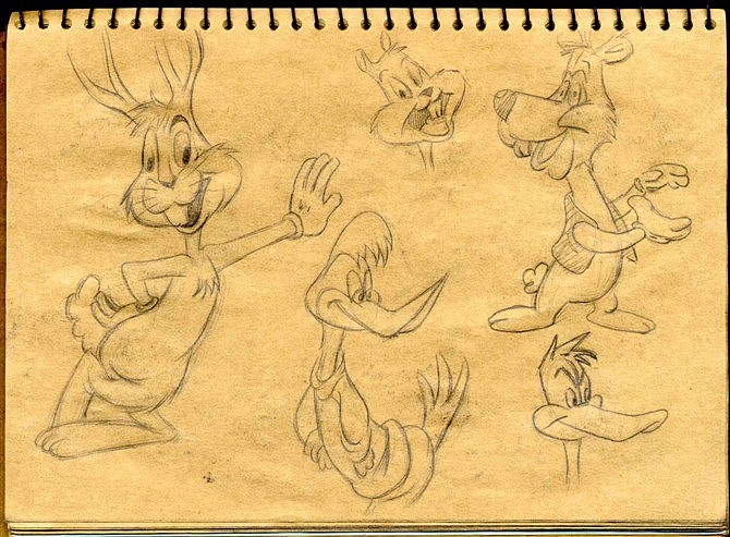 大学期间临摹的作品-Disney