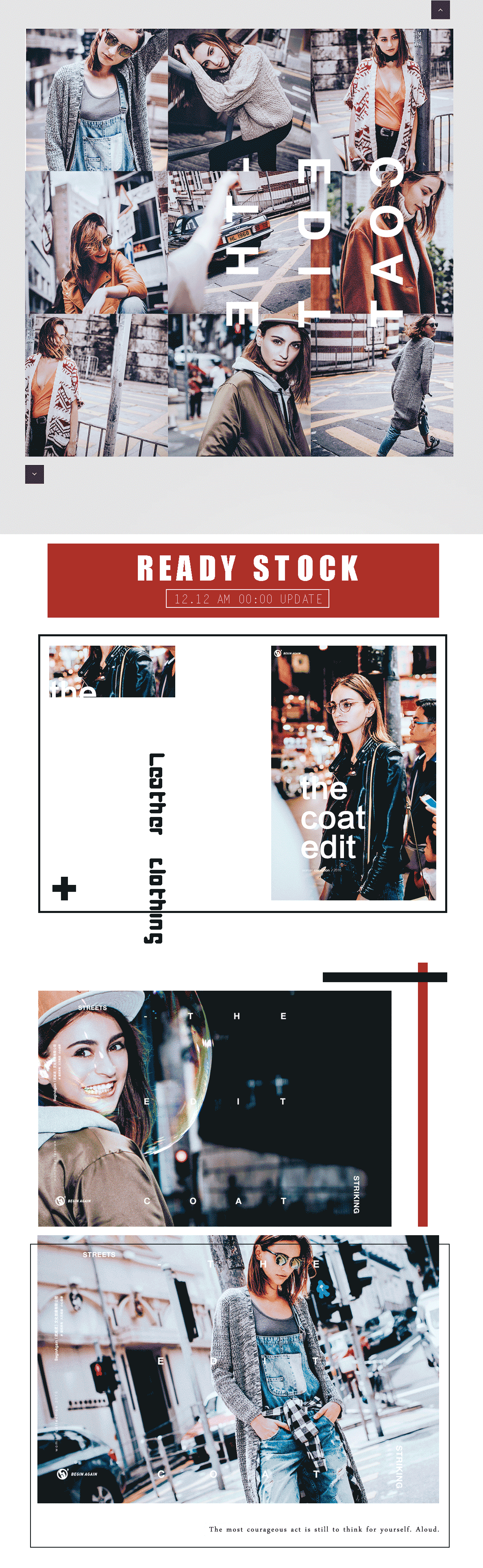 【MII】女装电商首页（图ZNzMwNzY3NzY=） - 电商 - 站酷设计师榴莲uncle原创素材 - 站酷ZCOOL