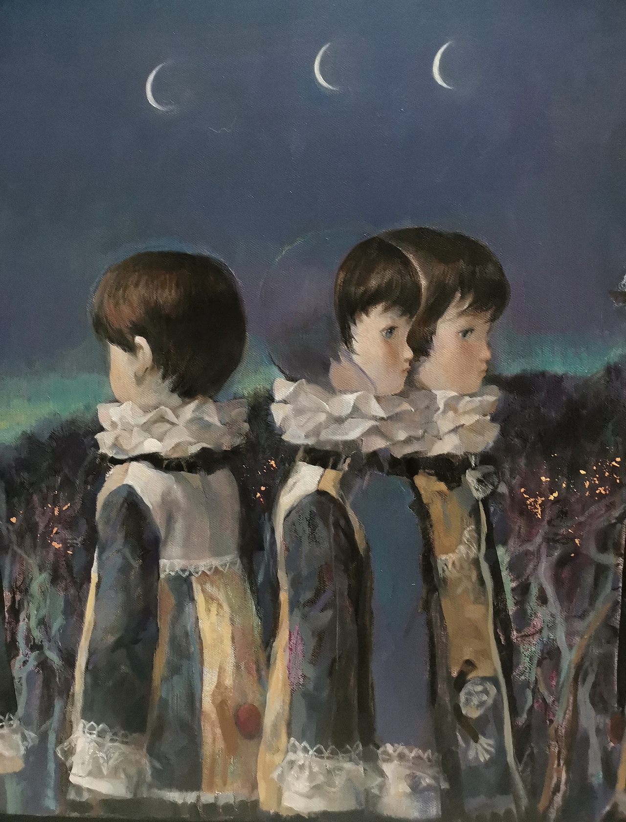 【原创】自我非议🌛（图ZMjkzMzYxMzg4） - 艺术插画 - 站酷设计师目奈十三原创素材 - 站酷ZCOOL