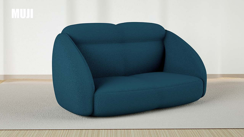 muji充气双人沙发