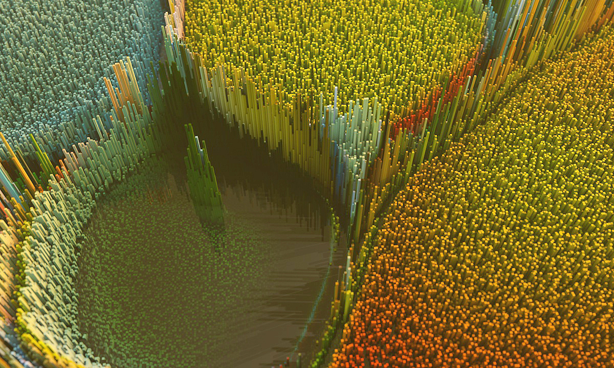 三维地形方块矩阵