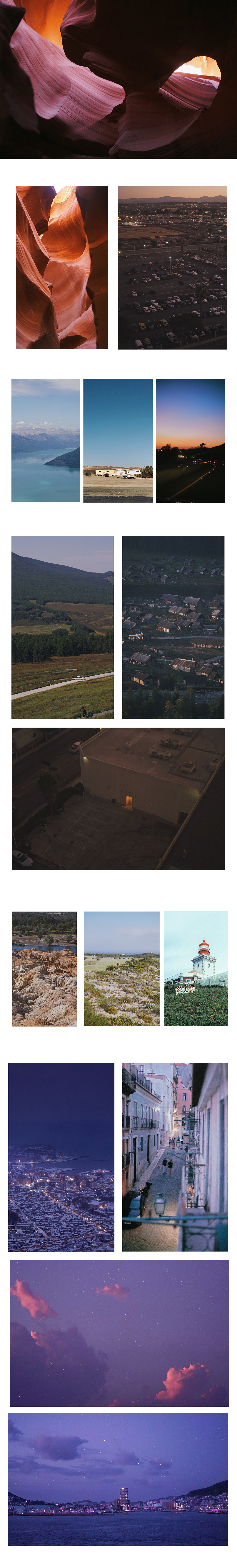 去年的人像与景色