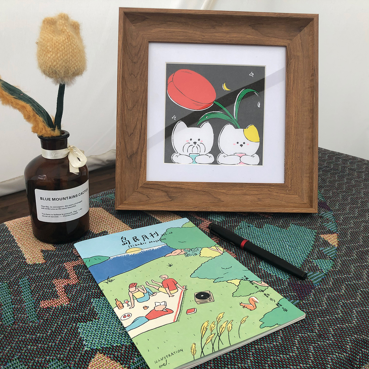 静谧花月夜 插画/装饰画（图ZMjU1OTgzNjIw） - 艺术插画 - 站酷设计师yeah_one原创素材 - 站酷ZCOOL