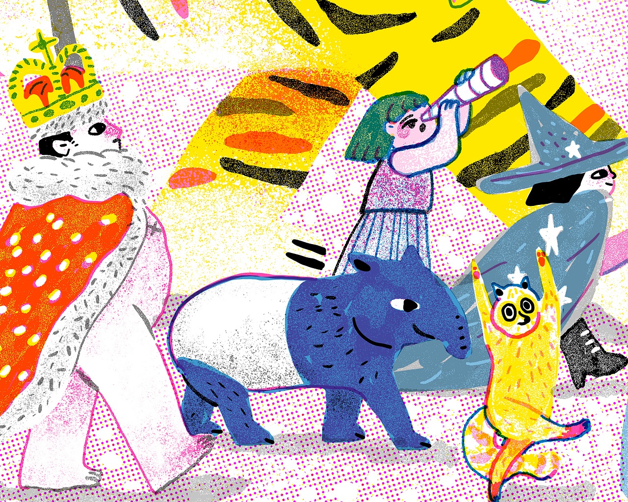 移动型欢乐绿洲（图ZMjU4MjQ3MDEy） - 艺术插画 - 站酷设计师捏口酱原创素材 - 站酷ZCOOL