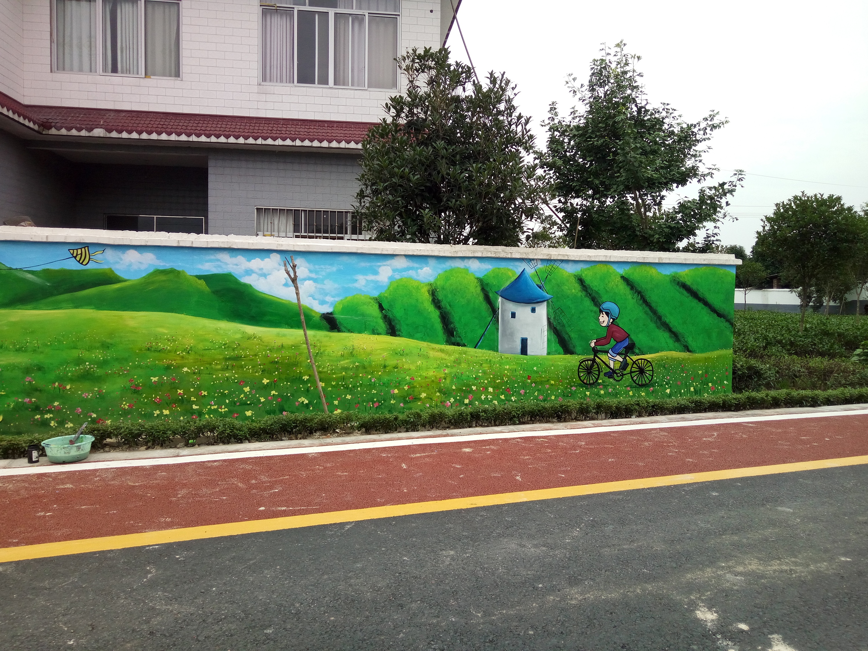 乡村文化墙,社区墙绘,社区文化墙