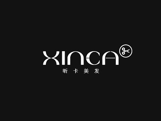 昕卡美发LOGO设计