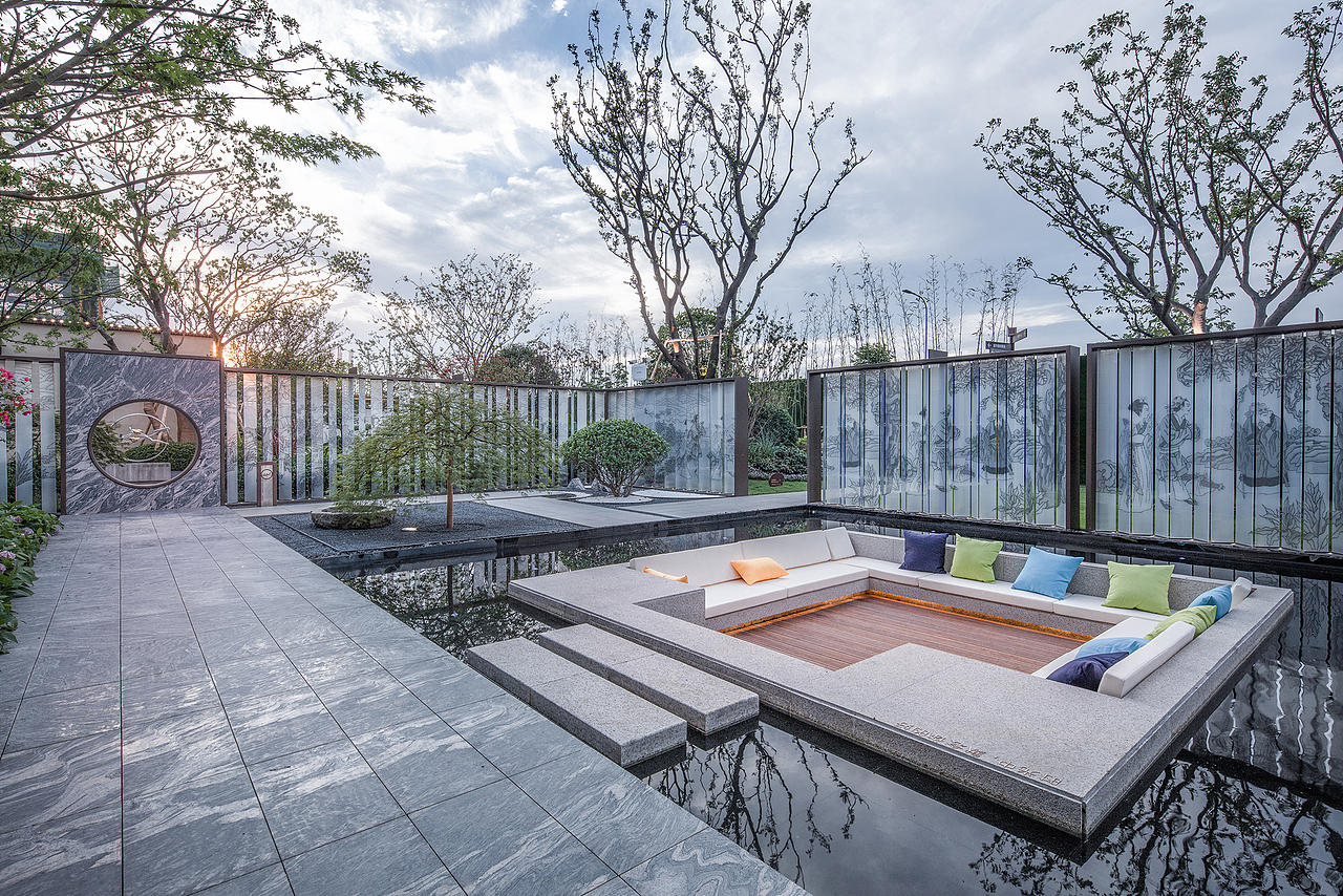 碧桂园*金科光明府展示区景观