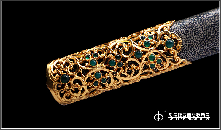 德匠堂宝剑-龙泉刀剑-紫英唐剑-典藏版(DJ-2772)