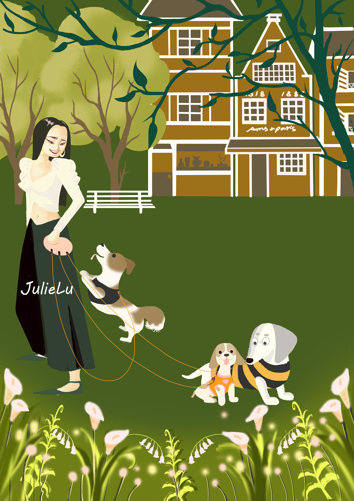 les parisiennes（图ZMjA4NzAyMDg0） - 商业插画 - 站酷设计师妈蛋姆原创素材 - 站酷ZCOOL