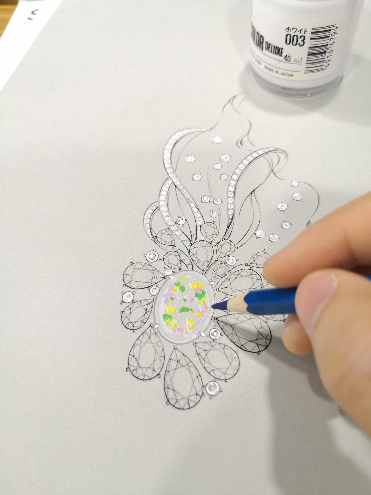 《遨游》彩宝奢华胸针（图ZMTg5OTAxMzU2） - 首饰设计 - 站酷设计师珠宝设计刘付秋婷原创素材 - 站酷ZCOOL