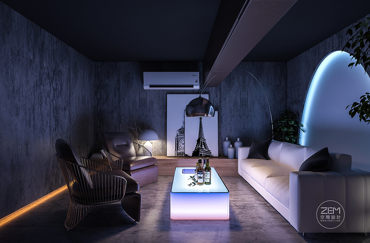 ZBM空间设计-酒吧清吧设计-广东省韶关市清吧设计（图ZMjE3MjcwNzU2） - 家装设计 - 站酷设计师ZBM空间设计原创素材 - 站酷ZCOOL