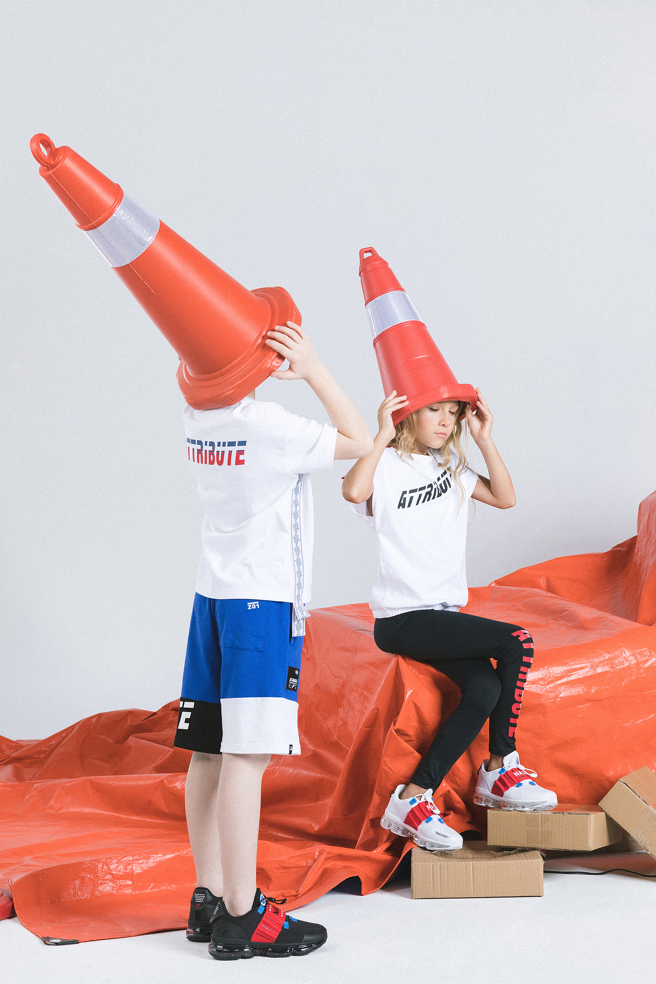 周翔宇 x Anta Kids 设计师联名| 电商运动童装摄