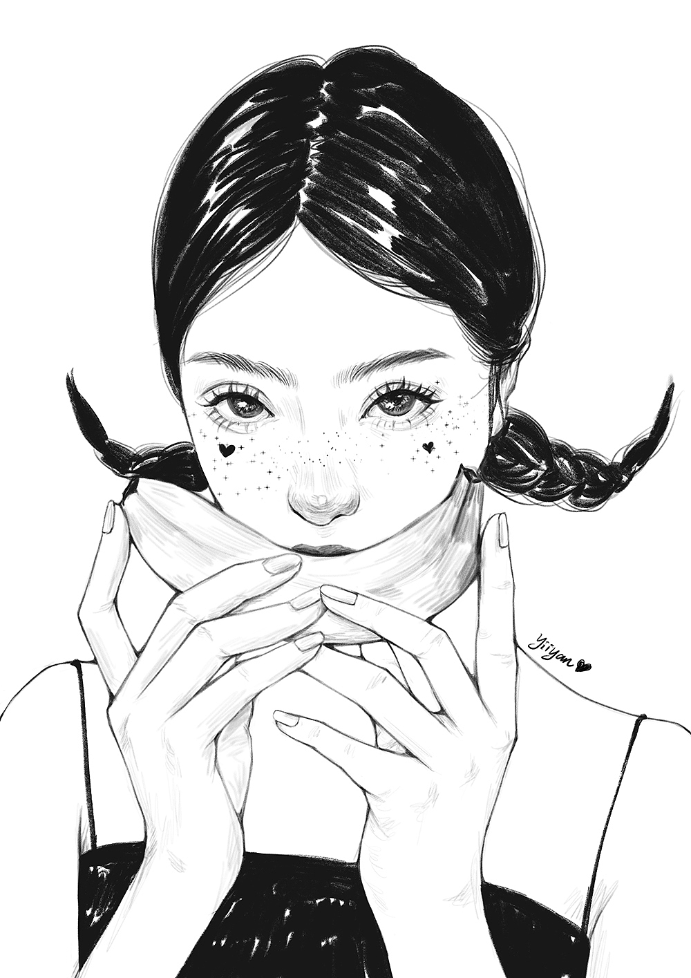 插画 | 近期画的美眉（图ZMjc5NTkxNzU2） - 艺术插画 - 站酷设计师轶颜yiyan原创素材 - 站酷ZCOOL