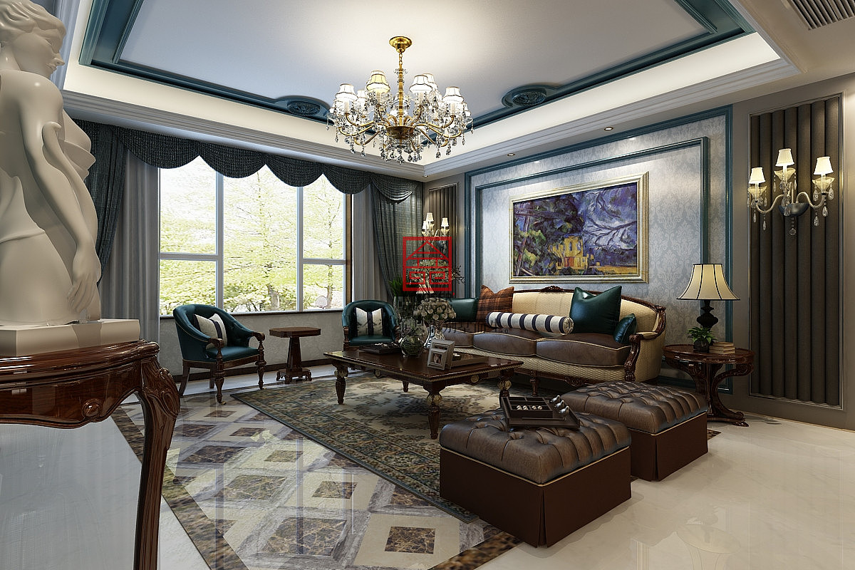 阿尔卡迪亚荣盛城欧式风格装修——金舍装饰