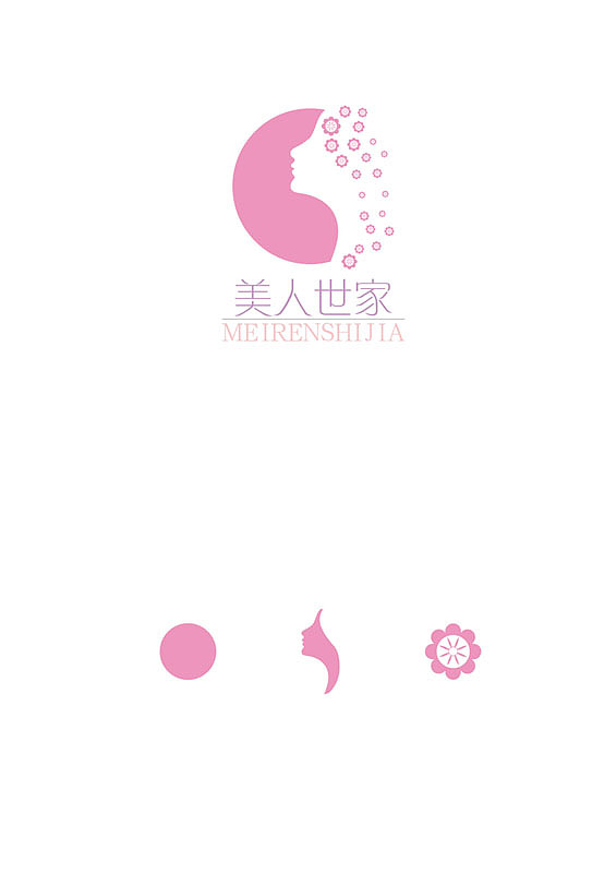 美人世家LOGO设计（图ZODQ0NzA0NDA=） - Logo - 站酷设计师U创设计原创素材 - 站酷ZCOOL