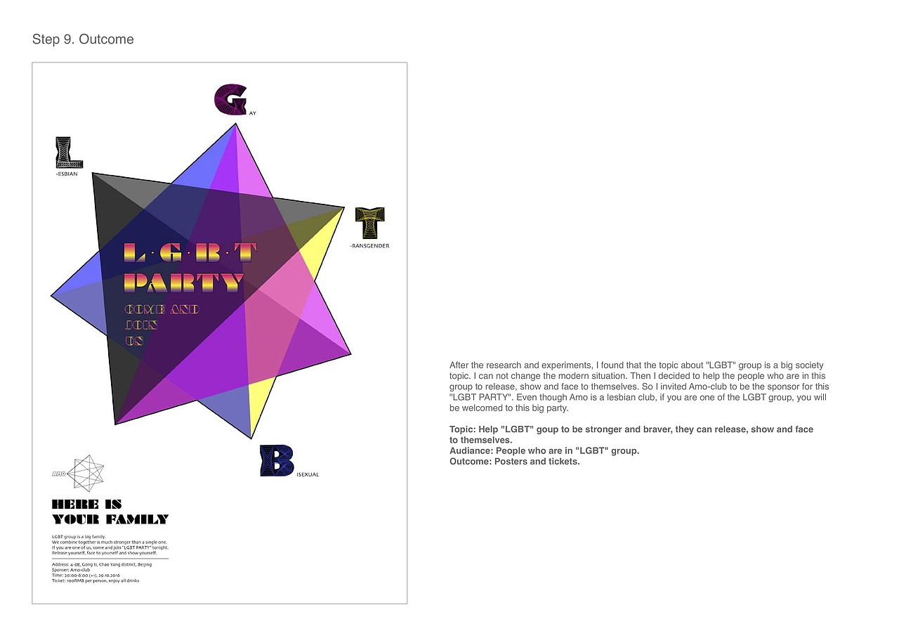 挂科后补交的海报设计。。。赋予它更多的含义